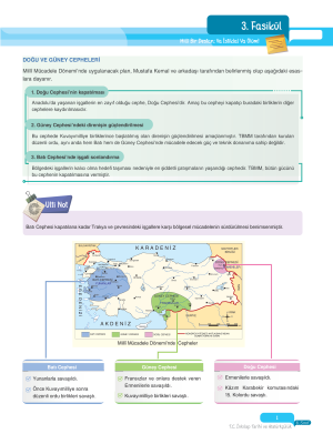 2025 - 8. Sınıf İnkılap ve Atatürkçülük Fasikülleri -3 - ULTİ YAYINLARI
