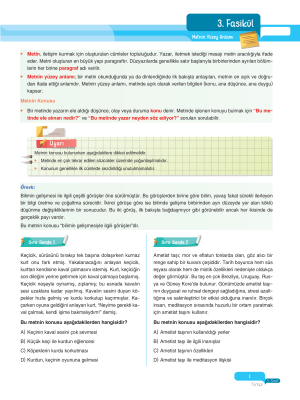 2025 - 5. Sınıf Türkçe Fasikülleri - 3 - ULTİ YAYINLARI