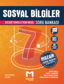 7. Sınıf Sosyal Bilgiler Soru Bankası - MOZAIK - 2025-2026