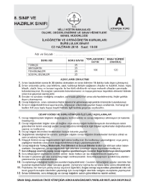 8.Sınıf 2018 Bursluluk Sınavı - AV YAYINLARI - YENİ