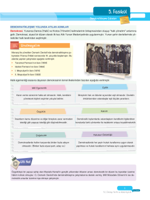 2025 - 8. Sınıf İnkılap ve Atatürkçülük Fasikülleri -5 - ULTİ YAYINLARI