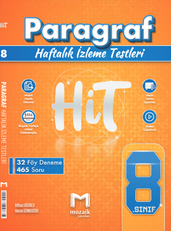 8. Sınıf Paragraf - HİT DENEME - MOZAİK - 2024-25