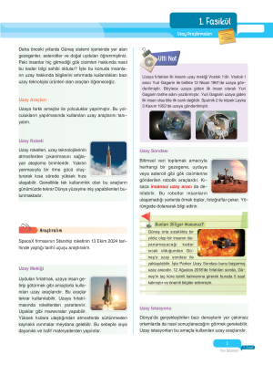 2025 - 7. Sınıf Fen Bilimleri Fasikülleri - 1 - ULTİ YAYINLARI