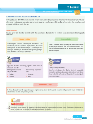 2025 - 8. Sınıf İnkılap ve Atatürkçülük Fasikülleri -2 - ULTİ YAYINLARI