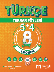 8. Sınıf Türkçe - Tam Tekrar Föyleri - MOZAİK YAYINLARI - 2024