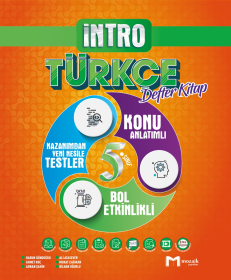 5.Sınıf Türkçe İNTRO - MOZAİK DEFTER - 2023