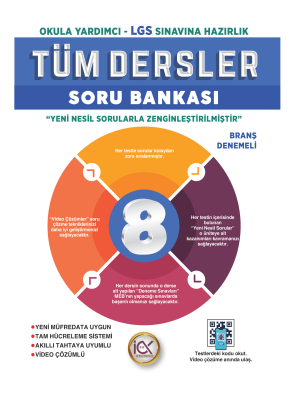 8. SINIF TÜM DERSLER SORU BANKASI - İLK ÖNCE YAYINLARI - 2024-25