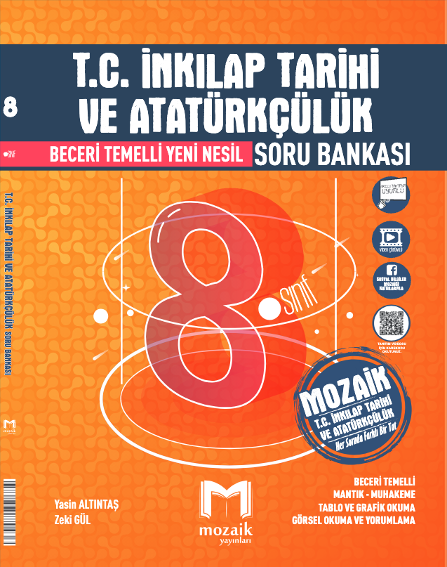 8. Sınıf İnkılap Tarihi Soru Bankası  Mozaik 25-26