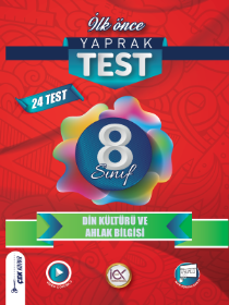 8. Sınıf - Yaprak Test - Din Kültürü - İLK ÖNCE