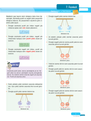 2025 - 8. Sınıf Fen Bilimleri Fasikülleri - 7 - ULTİ YAYINLARI
