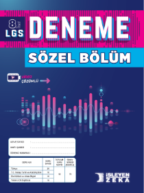 8. SINIF KRALLAR KARMASI İŞLEYEN ZEKA YAYINLARI DENEME
