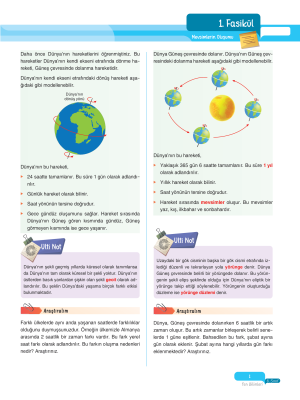 2025 - 8. Sınıf Fen Bilimleri Fasikülleri - 1 - ULTİ YAYINLARI