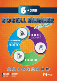 6.Sınıf Sosyal Bilgiler Defter Kitap - MOZAİK-2024