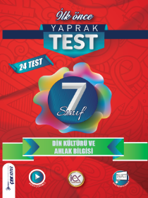 7. Sınıf - Yaprak Test - Din Kültürü - İLK ÖNCE
