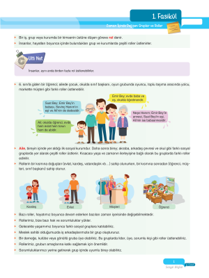 2025 - 6. Sınıf Sosyal Bilgiler Fasikülleri - 1 - ULTİ YAYINLARI