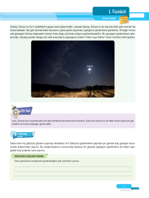 2025 - 6. Sınıf Fen Bilimleri Fasikülleri - 1 - ULTİ YAYINLARI