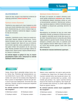 2025 - 8. Sınıf Türkçe Fasikülleri - 5 - ULTİ YAYINLARI