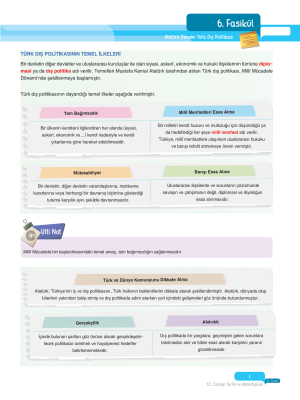 2025 - 8. Sınıf İnkılap ve Atatürkçülük Fasikülleri -6 - ULTİ YAYINLARI