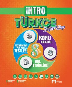 8.sınıf İNTRO Türkçe Defter Kitap