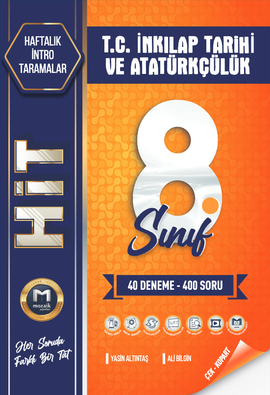 8. Sınıf HİT İnkılap Haftalık Deneme - Mozaik 2025-2026