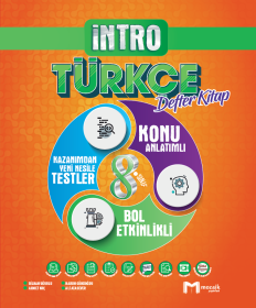 8. Sınıf Türkçe İntro Defter Kitap - MOZAIK - 2023