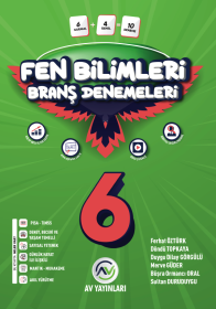 6.sınıf Fen Bilimleri 10 lu Branş Denemeleri - ESKİ - 2024-25