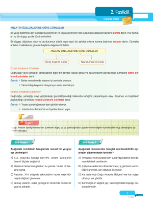 2025 - 7. Sınıf Türkçe Fasikülleri - 2 - ULTİ YAYINLARI