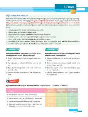 2025 - 8. Sınıf Türkçe Fasikülleri - 4 - ULTİ YAYINLARI