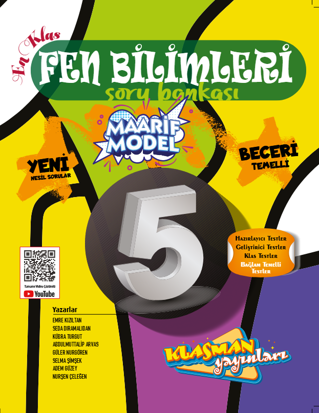 5. Sınıf Fen Bilimleri Maarif Model Soru Bankası