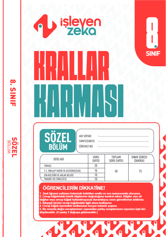 7. Sınıf İşleyen Zeka Sözel
