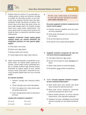 1. Dönem Tam Tekrar Türkçe - İŞLEYEN ZEKA YAYINLARI - 2024-25