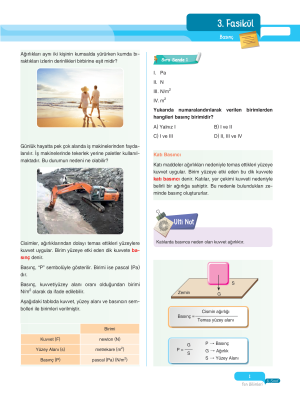 2025 - 8. Sınıf Fen Bilimleri Fasikülleri - 3 - ULTİ YAYINLARI