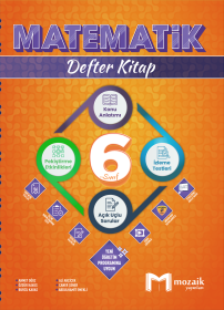 6. Sınıf MATEMATİK DEFTER KİTAP - MOZAİK YAYINLARI - 2025-26
