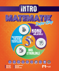 5. Sınıf Matematik İNTRO DEFTER - MOZAİK YAYINLARI - 2024