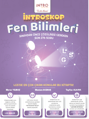8.Sınıf Fen Bilimleri İNTROSKOP - İNTRO YAYINLARI - 2024-25