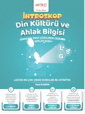 8.Sınıf Din Kültürü İNTROSKOP - İNTRO YAYINLARI - 2024-25