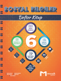 6. Sınıf SOSYAL BİLGİLER DEFTER KİTAP - MOZAİK YAYINLARI - 2025-26