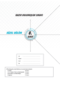 8. Sınıf - Hazır Bulunuşluk Sınavı