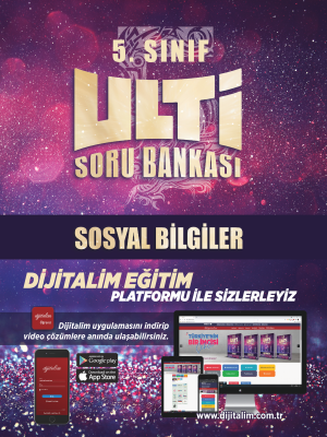 ULTİ YAYINLARI 5. SINIF SOSYAL BİLGİLER SORU BANKASI - 2024