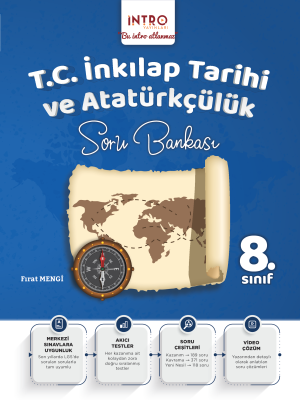 8.Sınıf T.C. İnkılap Tarihi Soru Bankası - İNTRO YAYINLARI - 2024-25