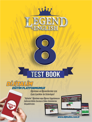 8.Sınıf İngilizce - TestBOOK - LEGEND OF ENGLISH