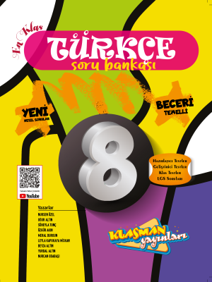8.SINIF TÜRKÇE SORU BANKASI - KLASMAN YAYINLARI - 2025-26