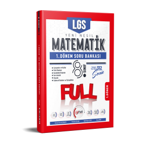 LGS MATEMATİK 1.DÖNEM SORU BANKASİ - FULL YAYINLARI - 2024