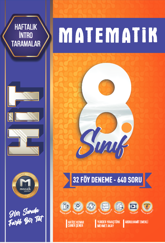 8.SINIF - MOZAIK YAYINLARI - MATEMATIK - HİT DENEME - 2025-2026
