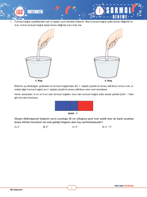 8. Sınıf Matematik Sarmal Deneme - YENİTARZ