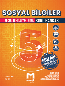 5.Sınıf Sosyal Bilgiler Soru Bankası - MOZAİK YAYINLARI - 2024-25