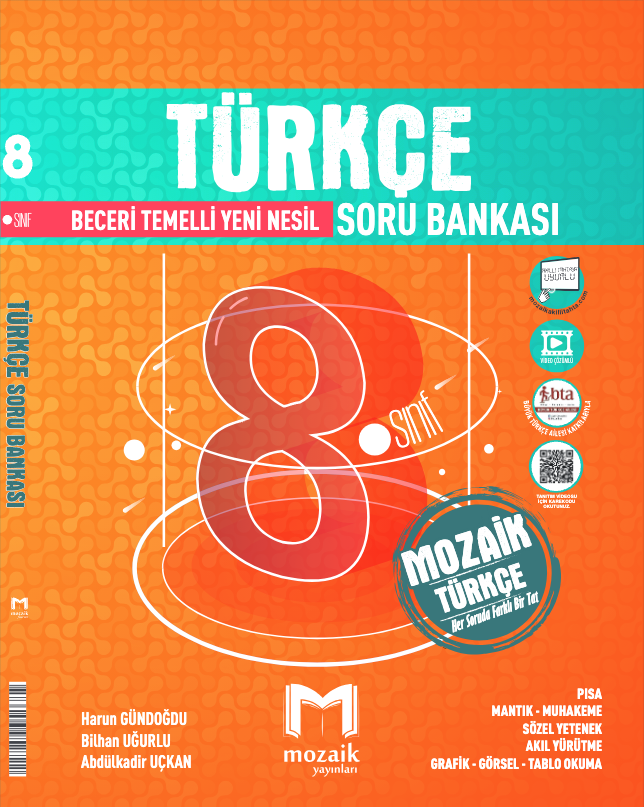 8. Sınıf - Mozaik - Türkçe Soru Bankası - 25 - 26