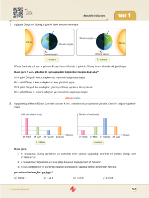 1. Dönem Tam Tekrar Fen Bilimleri - İŞLEYEN ZEKA YAYINLARI - 2024-25
