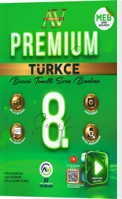 8.SINIF TÜRKÇE PREMİUM SORU BANKASI - AV YAYINLARI - 2025-26