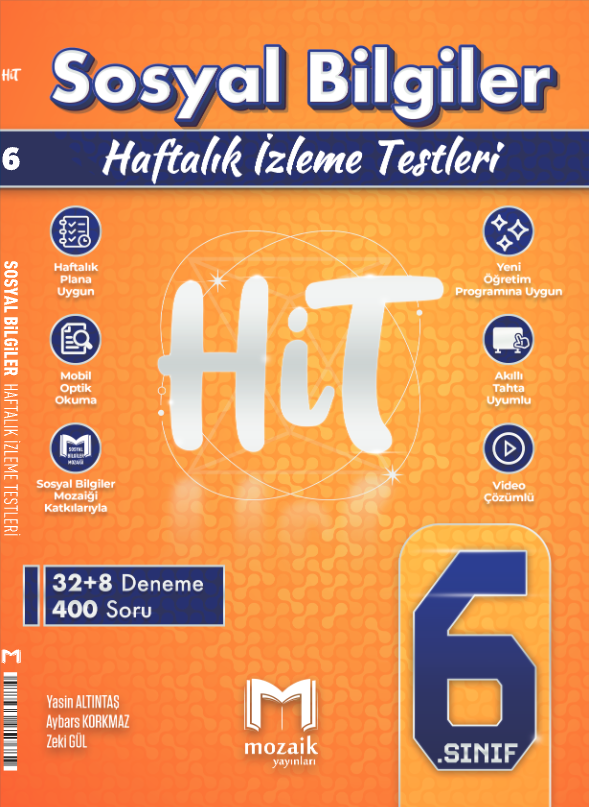 6.SINIF - MOZAIK YAYINLARI - SOSYAL BILGILER - HİT DENEME - 2025-2026